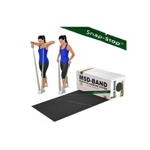 MSD BAND MSD-BAND Cvičební pás Latex Free, 5.5m speciálně tuhý, černý (krabička)
