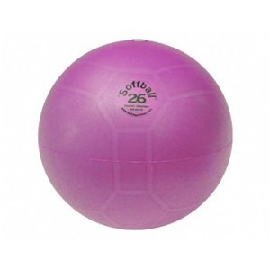 LEDRAGOMMA TONKEY SOFFBALL Maxafe míč  26 cm  fialová