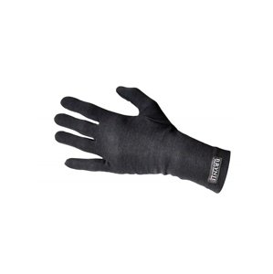 prstové merino rukavice BRYNJE Classic Wool Liners Gloves, černé Barva: černá, Velikost: L