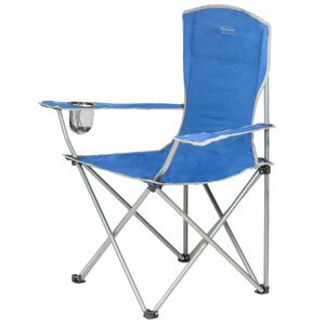 HIGHLANDER MORAY skládací židle s opěrkami - modrá